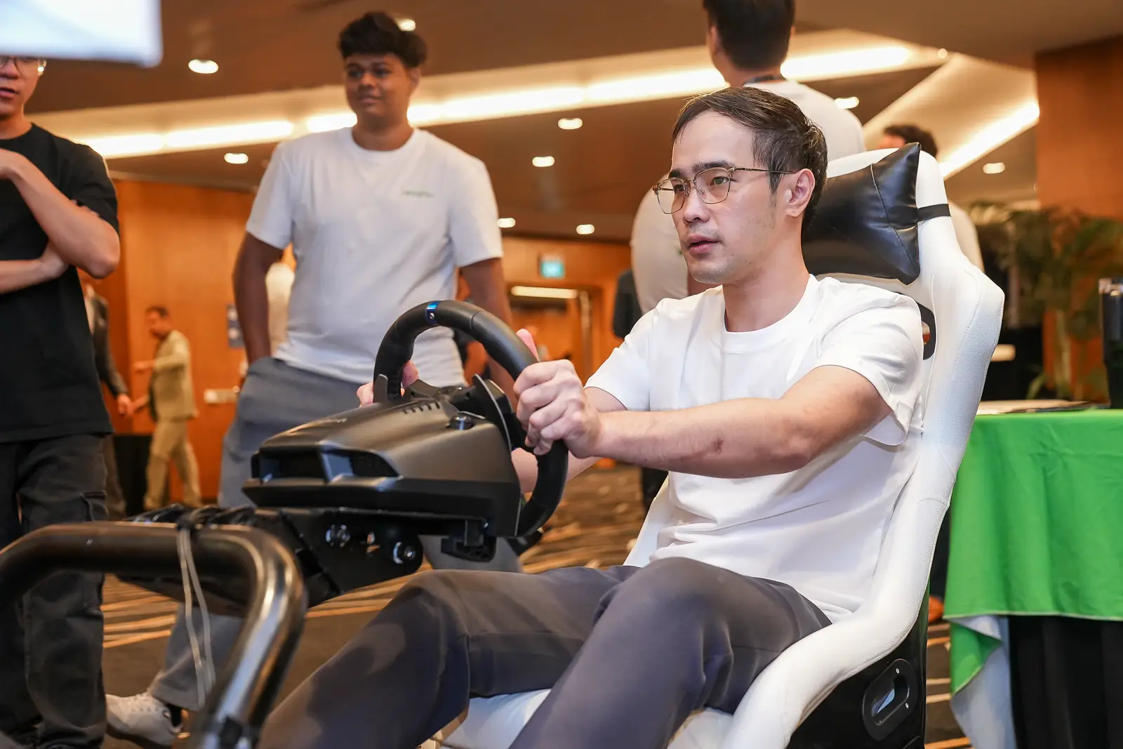 eToro’s F1 simulator at Agentic Finance Singapore